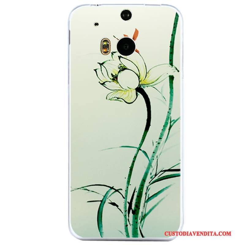 Custodia Htc One M8 Silicone Anti-caduta Vento, Cover Htc One M8 Protezione Telefono Tutto Incluso