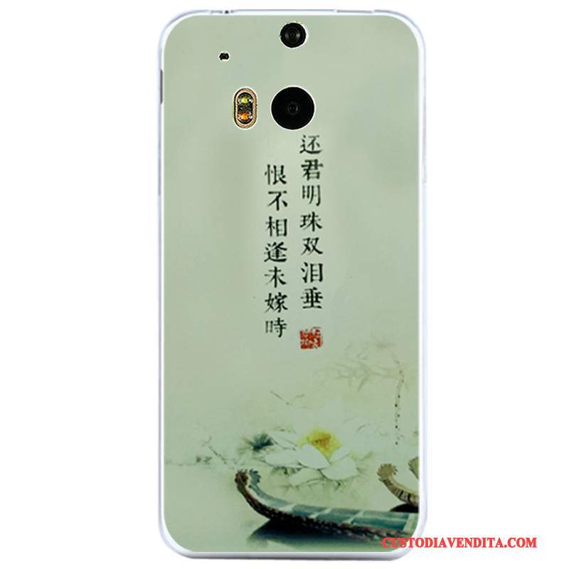 Custodia Htc One M8 Silicone Anti-caduta Vento, Cover Htc One M8 Protezione Telefono Tutto Incluso