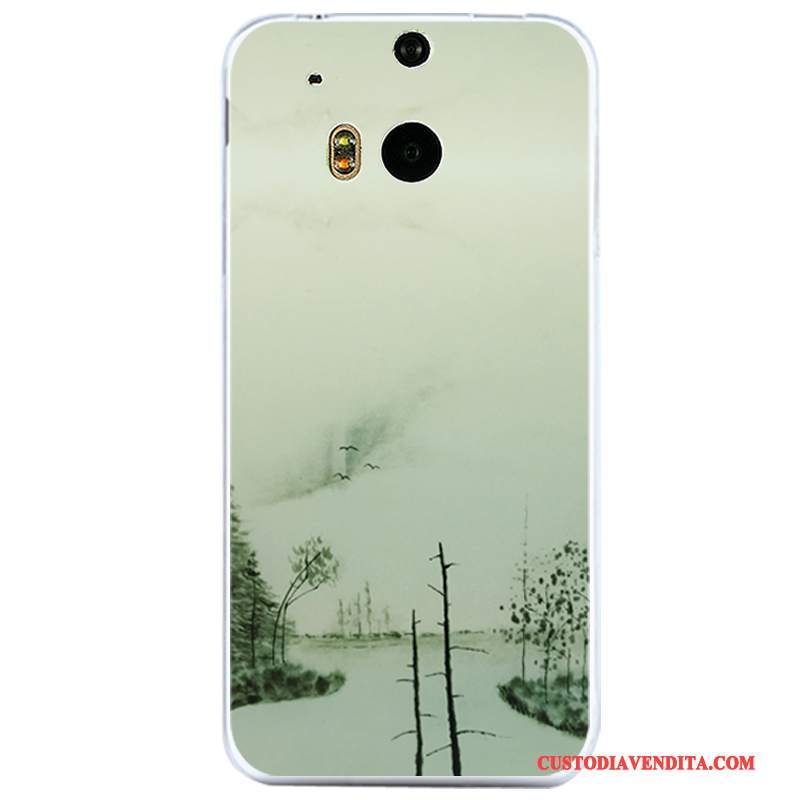 Custodia Htc One M8 Silicone Anti-caduta Vento, Cover Htc One M8 Protezione Telefono Tutto Incluso