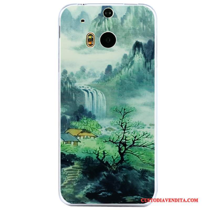 Custodia Htc One M8 Silicone Anti-caduta Vento, Cover Htc One M8 Protezione Telefono Tutto Incluso