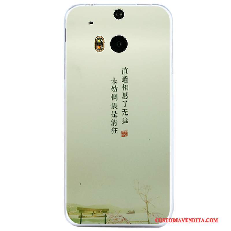 Custodia Htc One M8 Silicone Anti-caduta Vento, Cover Htc One M8 Protezione Telefono Tutto Incluso