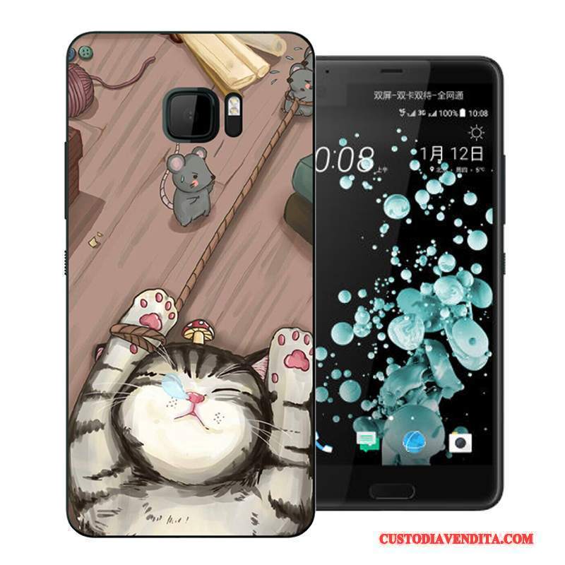 Custodia Htc U Ultra Cartone Animato Bianco Difficile, Cover Htc U Ultra Colore Anti-cadutatelefono