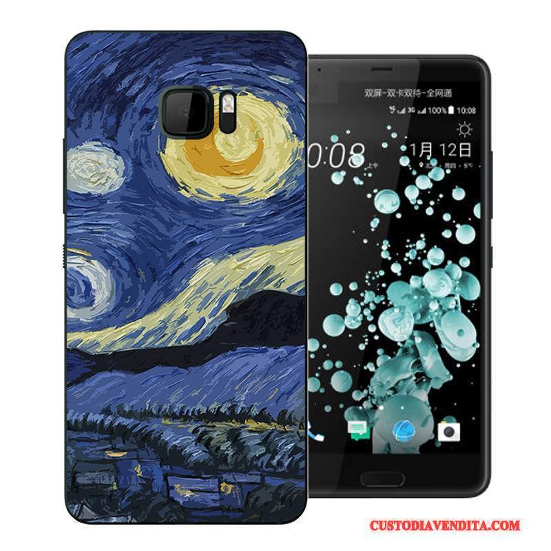 Custodia Htc U Ultra Cartone Animato Bianco Difficile, Cover Htc U Ultra Colore Anti-cadutatelefono