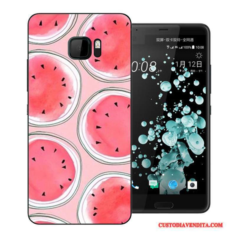 Custodia Htc U Ultra Cartone Animato Bianco Difficile, Cover Htc U Ultra Colore Anti-cadutatelefono