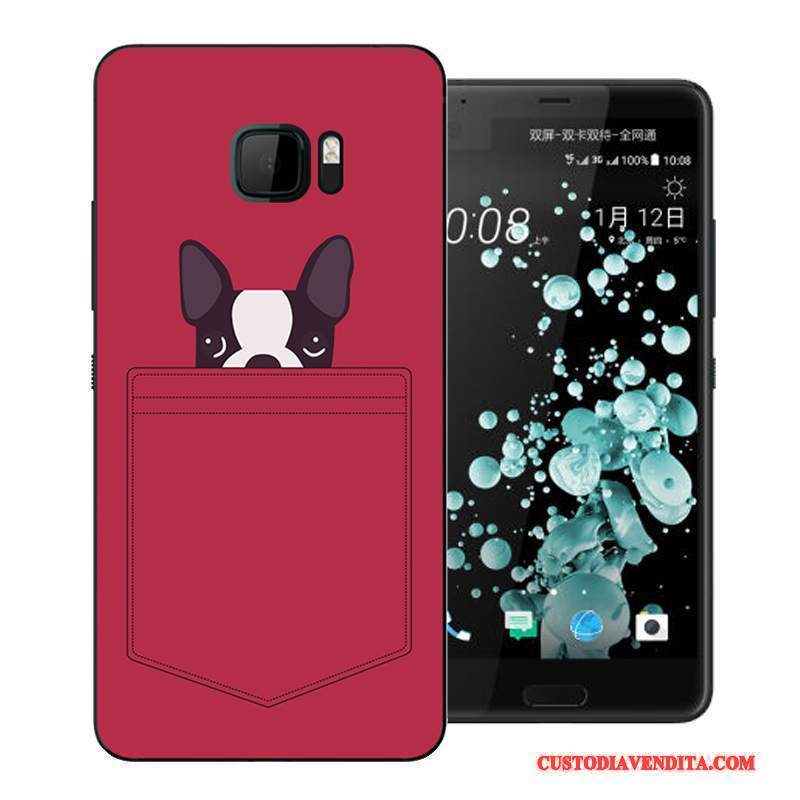 Custodia Htc U Ultra Cartone Animato Bianco Difficile, Cover Htc U Ultra Colore Anti-cadutatelefono