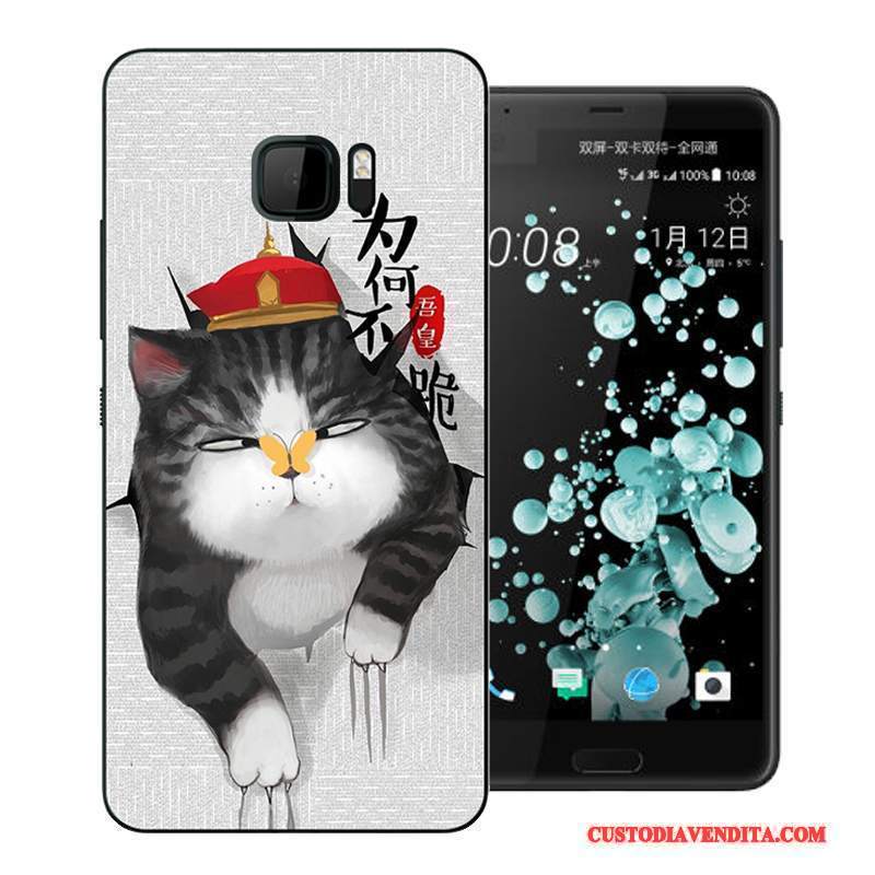 Custodia Htc U Ultra Cartone Animato Bianco Difficile, Cover Htc U Ultra Colore Anti-cadutatelefono