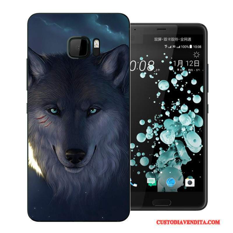 Custodia Htc U Ultra Cartone Animato Bianco Difficile, Cover Htc U Ultra Colore Anti-cadutatelefono