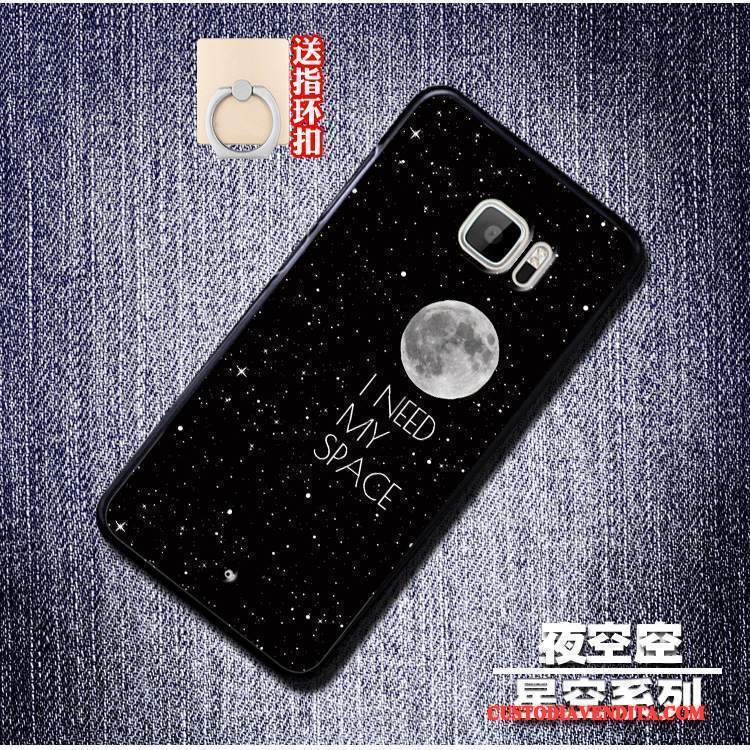 Custodia Htc U Ultra Creativo Anti-caduta Nero, Cover Htc U Ultra Silicone Telefono Ornamenti Appesi