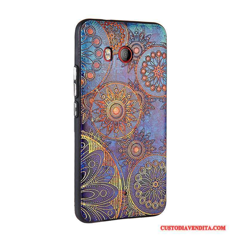 Custodia Htc U11 Protezione Telefono Affari, Cover Htc U11 Cartone Animato Blu Chiaro