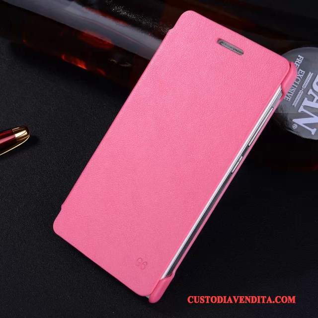 Custodia Huawei Ascend G6 Protezione Tendenza Anti-caduta, Cover Huawei Ascend G6 Folio Porpora Morbido