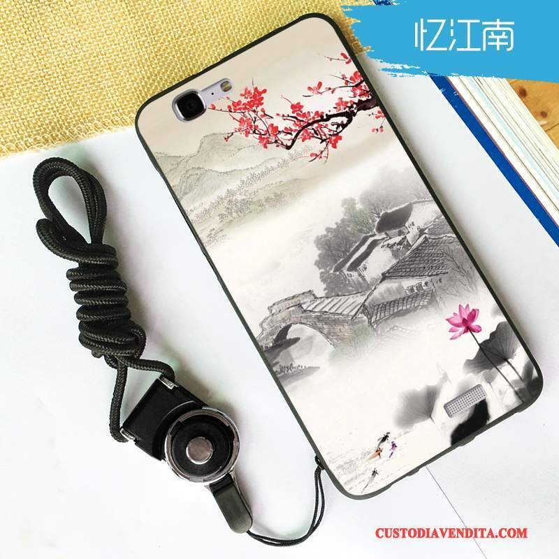Custodia Huawei Ascend G7 Cartone Animato Tendenza Anti-caduta, Cover Huawei Ascend G7 Protezione Grigio Morbido