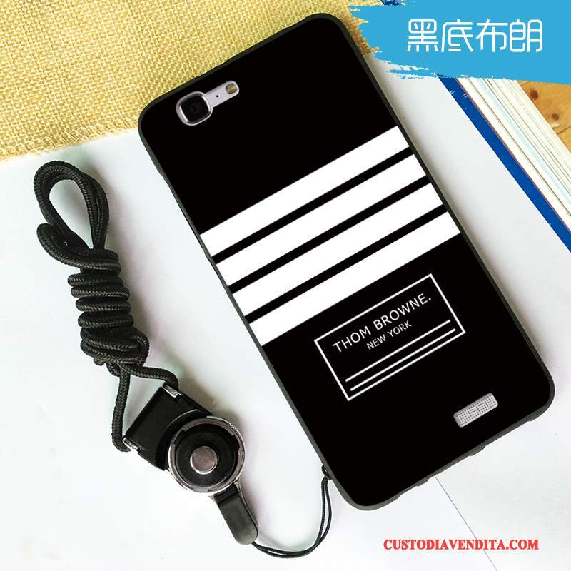 Custodia Huawei Ascend G7 Cartone Animato Tendenza Anti-caduta, Cover Huawei Ascend G7 Protezione Grigio Morbido