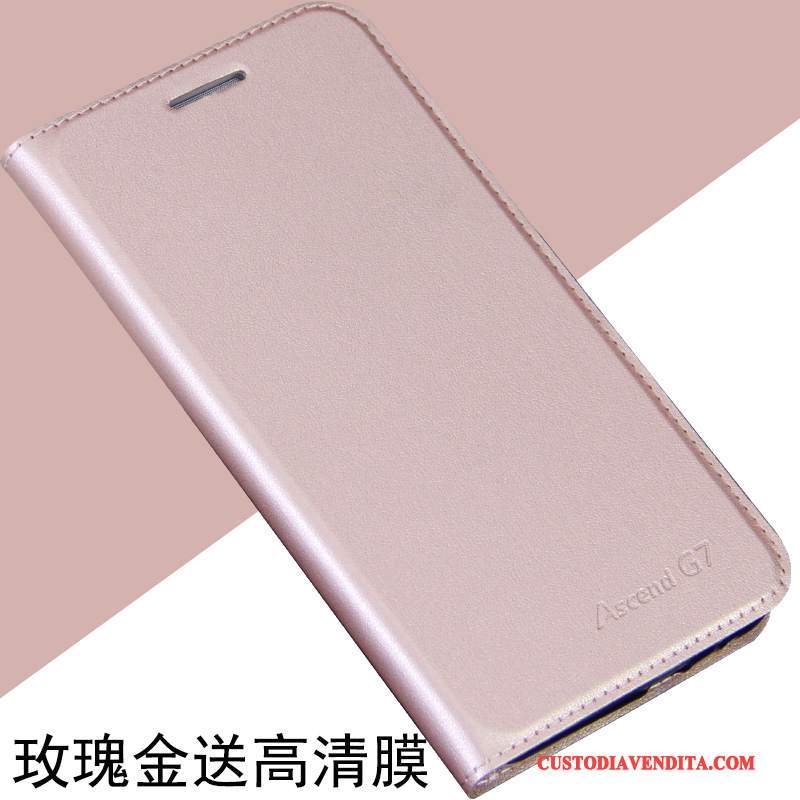 Custodia Huawei Ascend G7 Protezione Anti-cadutatelefono, Cover Huawei Ascend G7 Pelle