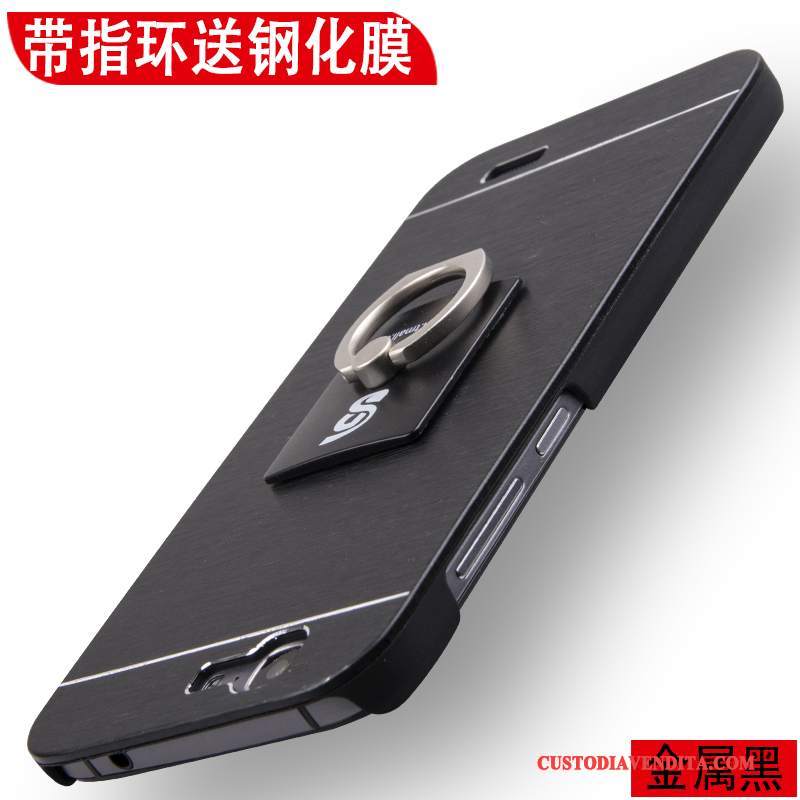 Custodia Huawei Ascend G7 Protezione Difficile Metallo, Cover Huawei Ascend G7 Telefono Oro