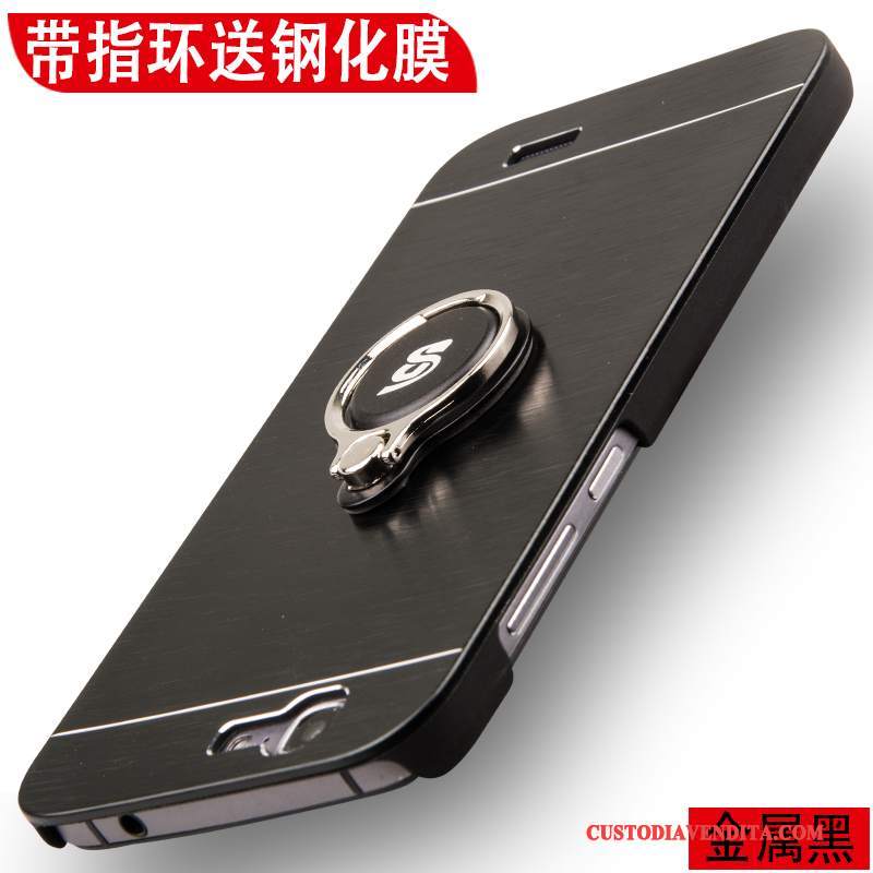 Custodia Huawei Ascend G7 Protezione Metallotelefono, Cover Huawei Ascend G7 Difficile Argento