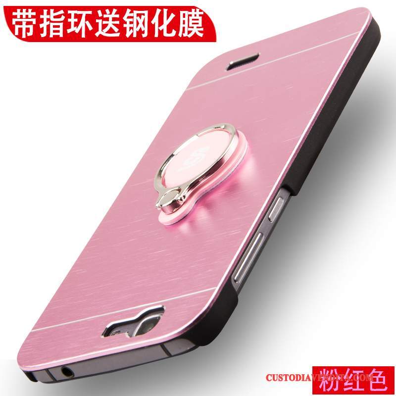 Custodia Huawei Ascend G7 Protezione Metallotelefono, Cover Huawei Ascend G7 Difficile Argento