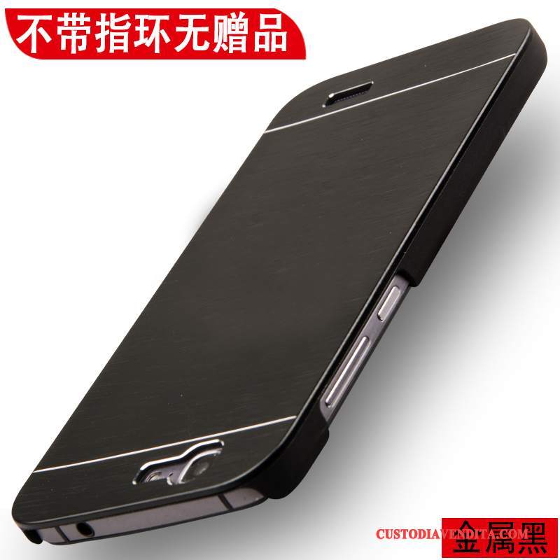Custodia Huawei Ascend G7 Protezione Metallotelefono, Cover Huawei Ascend G7 Difficile Argento