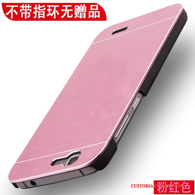 Custodia Huawei Ascend G7 Protezione Metallotelefono, Cover Huawei Ascend G7 Difficile Argento