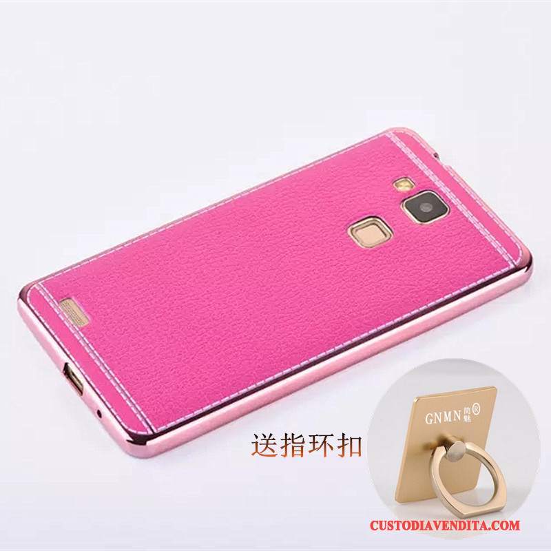 Custodia Huawei Ascend Mate 7 Pelle Placcatura Modello, Cover Huawei Ascend Mate 7 Silicone Morbido