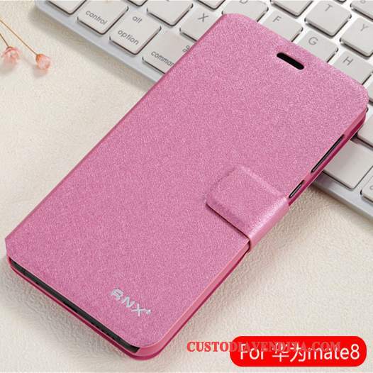 Custodia Huawei Ascend Mate 7 Pelle Telefono Verde, Cover Huawei Ascend Mate 7 Protezione Anti-caduta