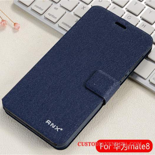 Custodia Huawei Ascend Mate 7 Pelle Telefono Verde, Cover Huawei Ascend Mate 7 Protezione Anti-caduta