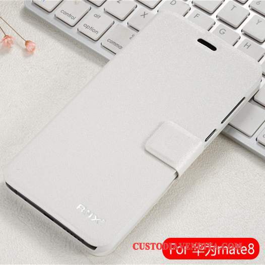 Custodia Huawei Ascend Mate 7 Pelle Telefono Verde, Cover Huawei Ascend Mate 7 Protezione Anti-caduta