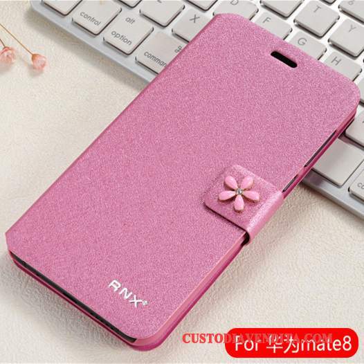 Custodia Huawei Ascend Mate 7 Pelle Telefono Verde, Cover Huawei Ascend Mate 7 Protezione Anti-caduta