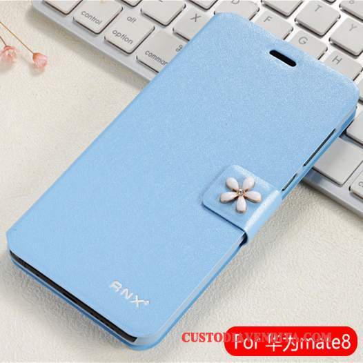 Custodia Huawei Ascend Mate 7 Pelle Telefono Verde, Cover Huawei Ascend Mate 7 Protezione Anti-caduta