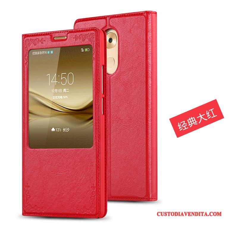 Custodia Huawei Ascend Mate 7 Protezione Tendenzatelefono, Cover Huawei Ascend Mate 7 Pelle Oro