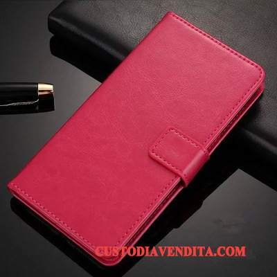 Custodia Huawei G7 Plus Pelle Rosa Anti-caduta, Cover Huawei G7 Plus Protezione Telefono Tutto Incluso