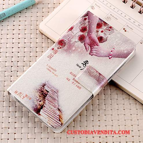 Custodia Huawei G7 Plus Pelle Rosa Anti-caduta, Cover Huawei G7 Plus Protezione Telefono Tutto Incluso