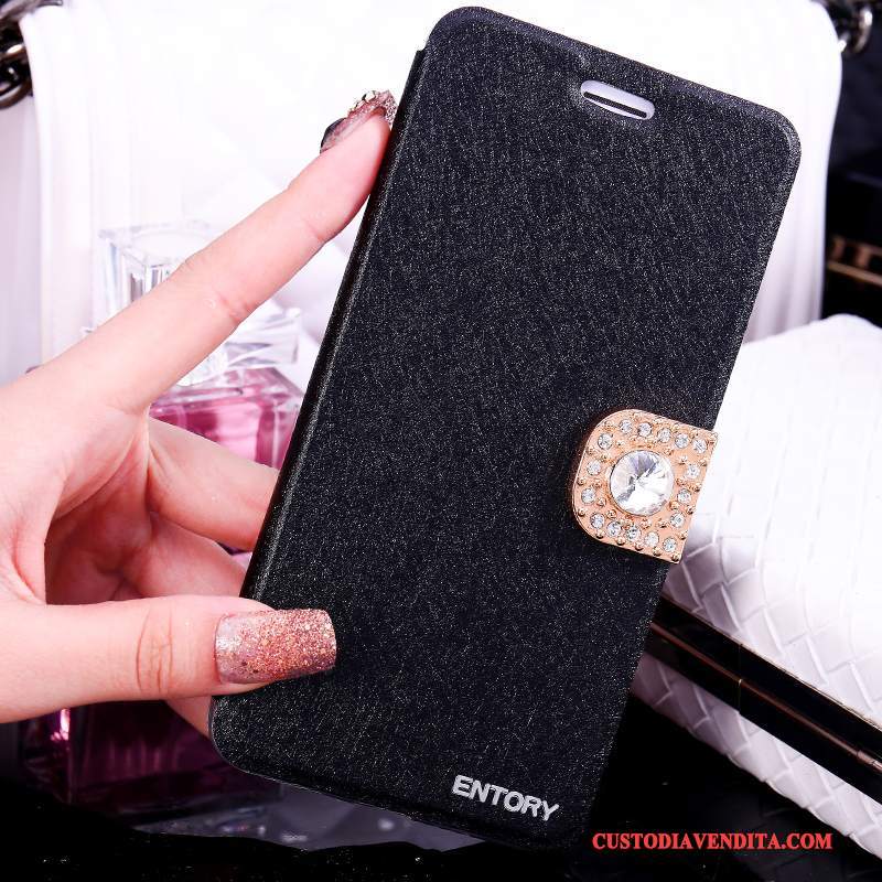 Custodia Huawei G7 Plus Pelle Rosatelefono, Cover Huawei G7 Plus Nuovo