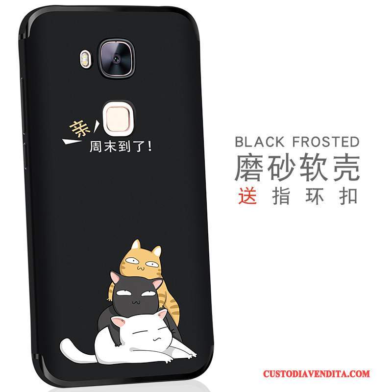 Custodia Huawei G7 Plus Protezione Coperchio Posterioretelefono, Cover Huawei G7 Plus Colore Morbido Macchiati