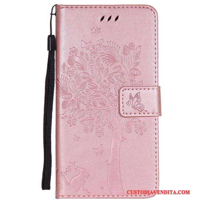 Custodia Huawei G7 Plus Protezione Rosso Anti-caduta, Cover Huawei G7 Plus Pelle Telefono