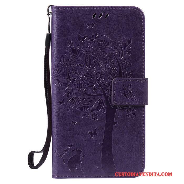 Custodia Huawei G7 Plus Protezione Rosso Anti-caduta, Cover Huawei G7 Plus Pelle Telefono