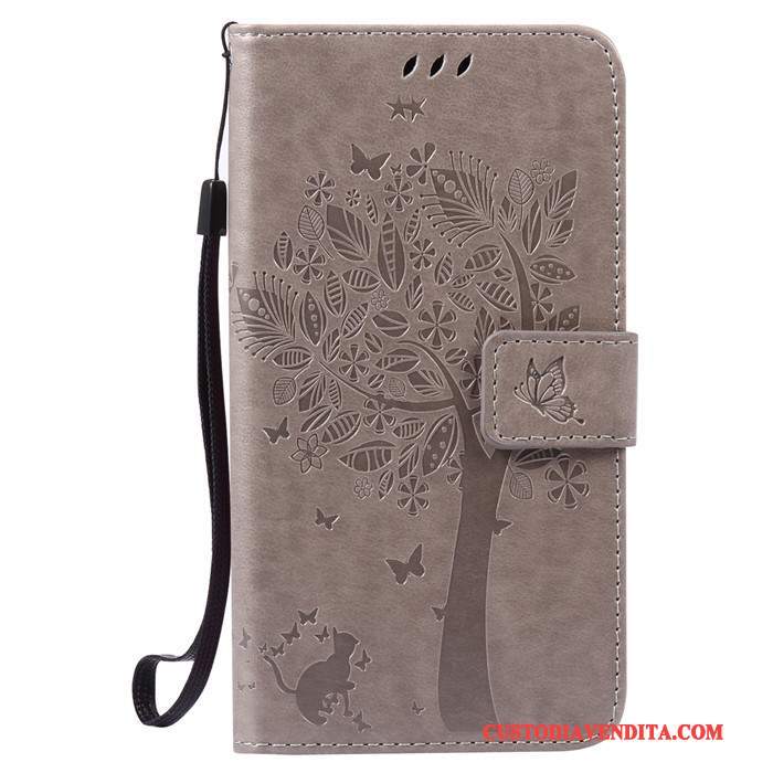 Custodia Huawei G7 Plus Protezione Rosso Anti-caduta, Cover Huawei G7 Plus Pelle Telefono