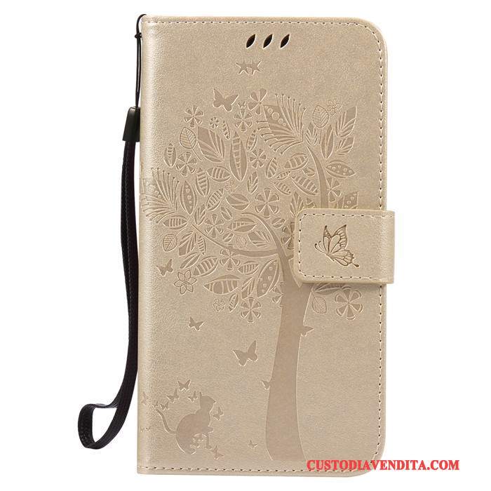 Custodia Huawei G7 Plus Protezione Rosso Anti-caduta, Cover Huawei G7 Plus Pelle Telefono