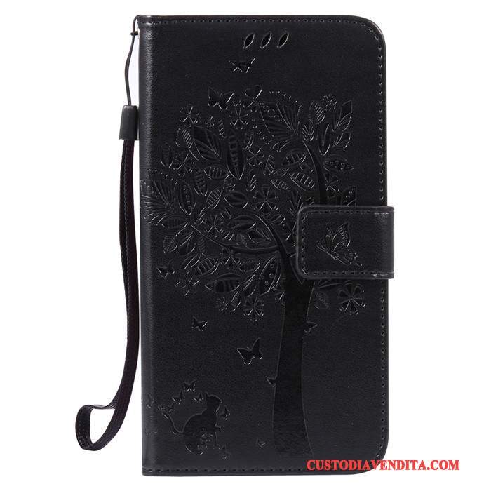 Custodia Huawei G7 Plus Protezione Rosso Anti-caduta, Cover Huawei G7 Plus Pelle Telefono