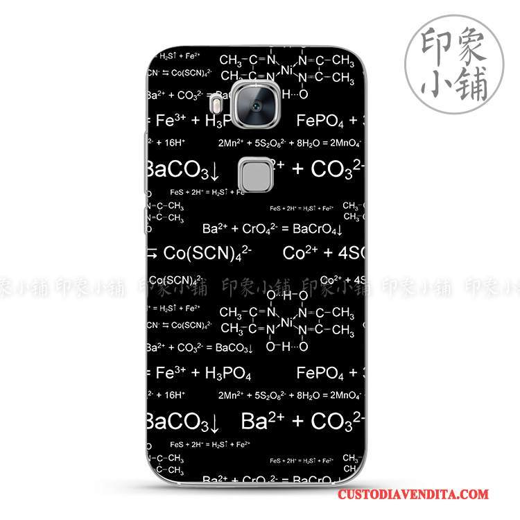 Custodia Huawei G7 Plus Silicone Amantitelefono, Cover Huawei G7 Plus Protezione Blu Chiaro Morbido