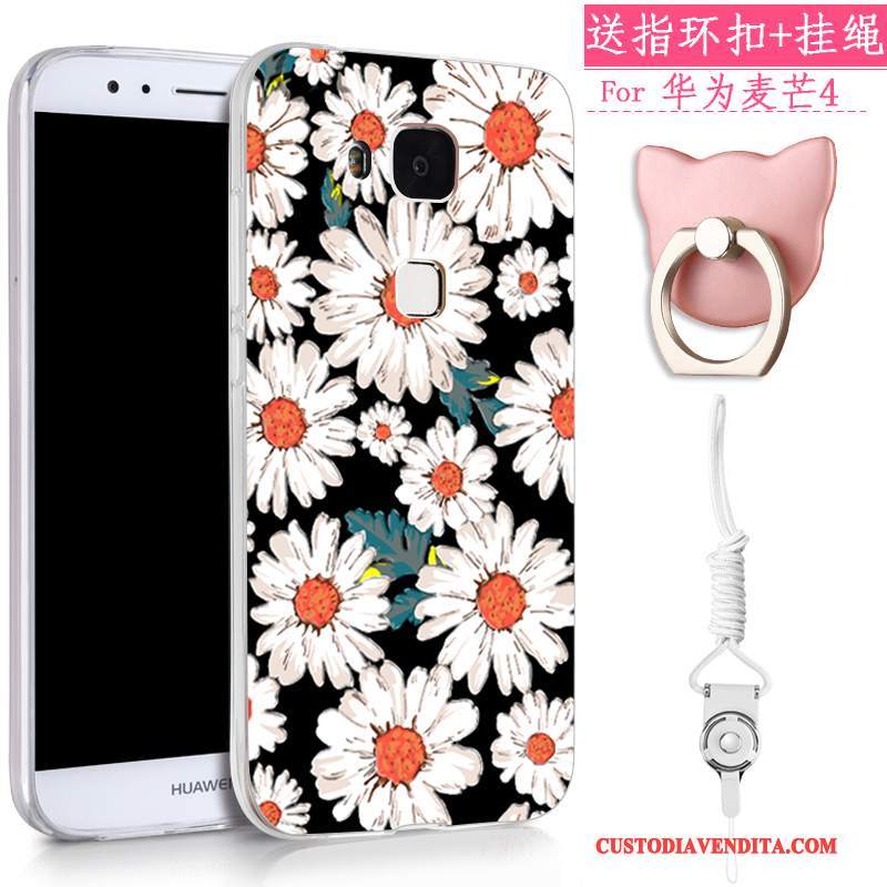 Custodia Huawei G7 Plus Silicone Telefono Morbido, Cover Huawei G7 Plus Ornamenti Appesi Tutto Incluso