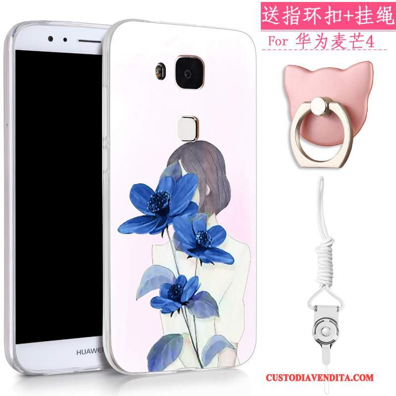 Custodia Huawei G7 Plus Silicone Telefono Morbido, Cover Huawei G7 Plus Ornamenti Appesi Tutto Incluso