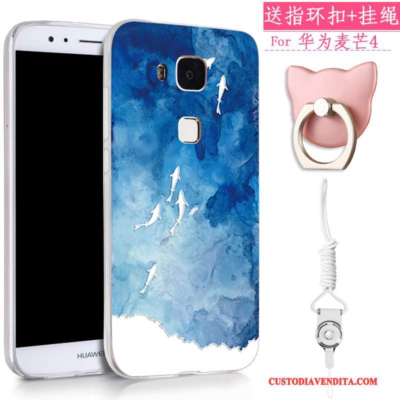 Custodia Huawei G7 Plus Silicone Telefono Morbido, Cover Huawei G7 Plus Ornamenti Appesi Tutto Incluso