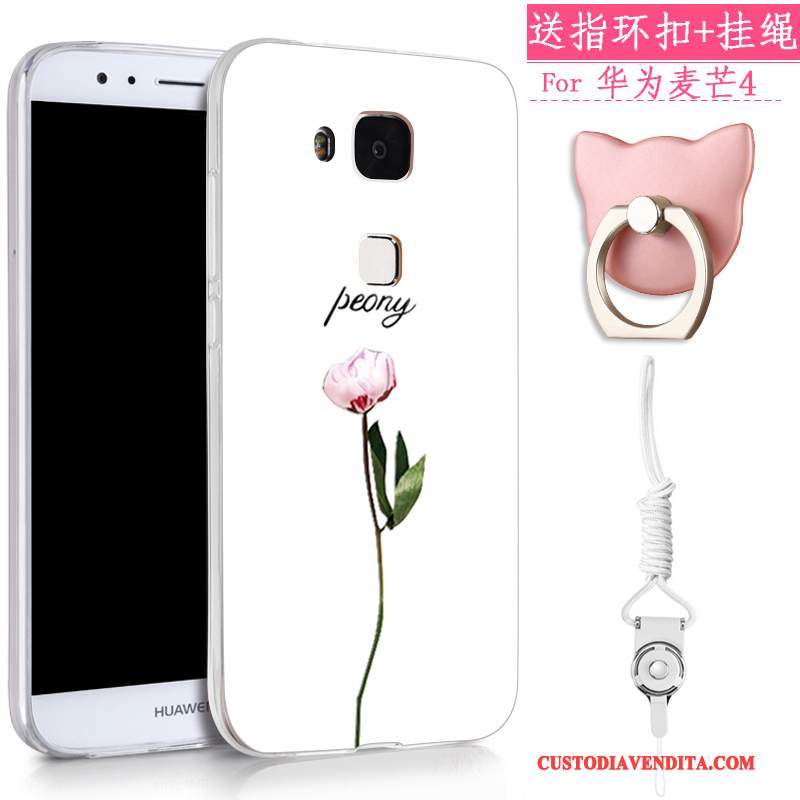 Custodia Huawei G7 Plus Silicone Telefono Morbido, Cover Huawei G7 Plus Ornamenti Appesi Tutto Incluso