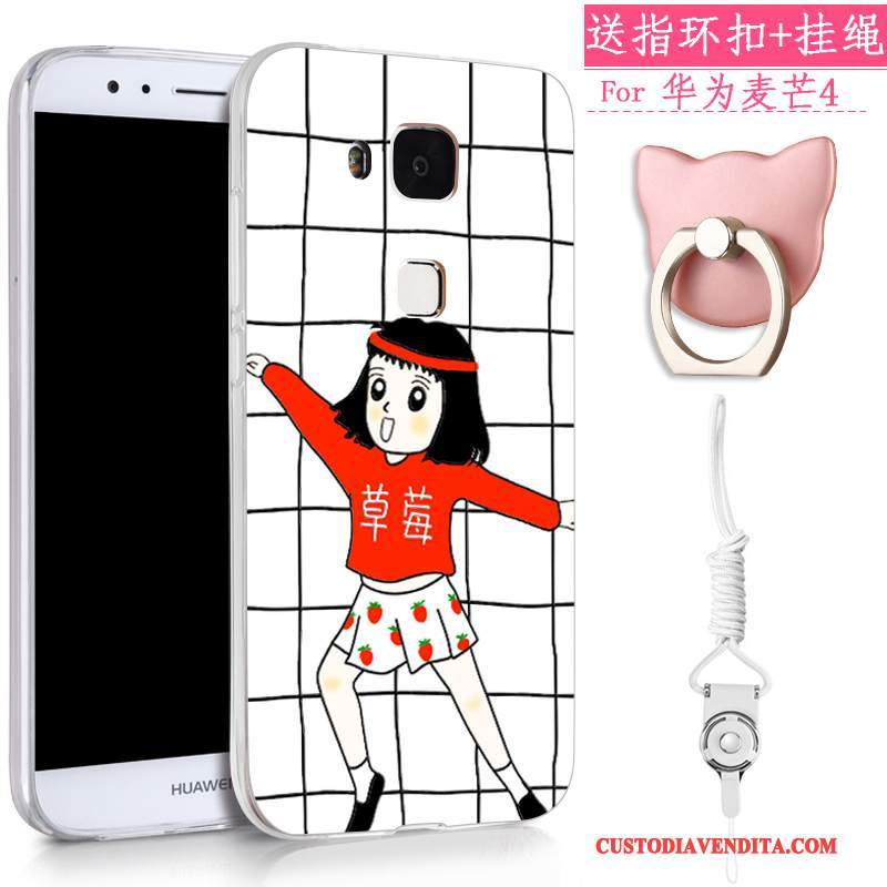 Custodia Huawei G7 Plus Silicone Telefono Morbido, Cover Huawei G7 Plus Ornamenti Appesi Tutto Incluso
