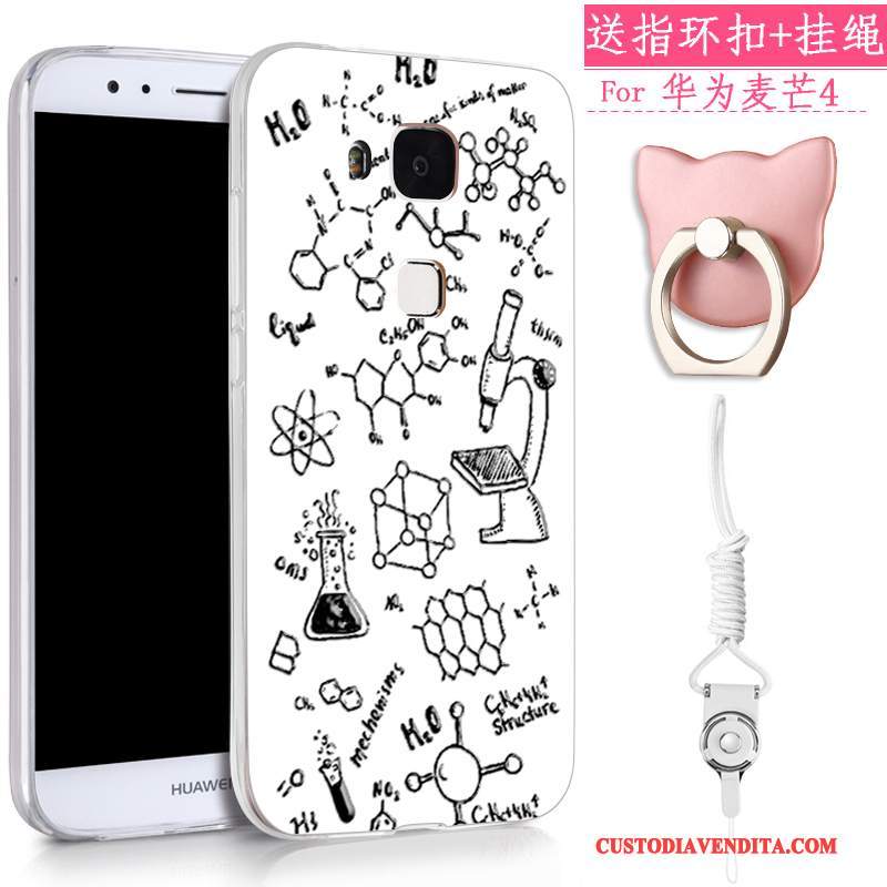 Custodia Huawei G7 Plus Silicone Telefono Morbido, Cover Huawei G7 Plus Ornamenti Appesi Tutto Incluso
