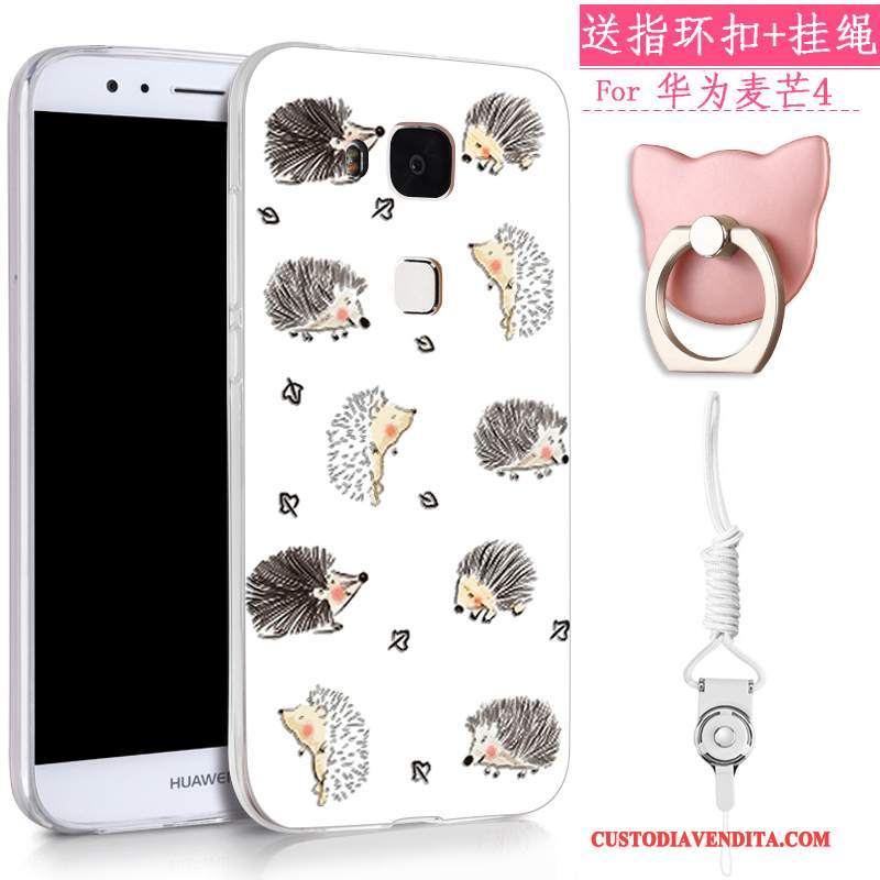 Custodia Huawei G7 Plus Silicone Telefono Morbido, Cover Huawei G7 Plus Ornamenti Appesi Tutto Incluso