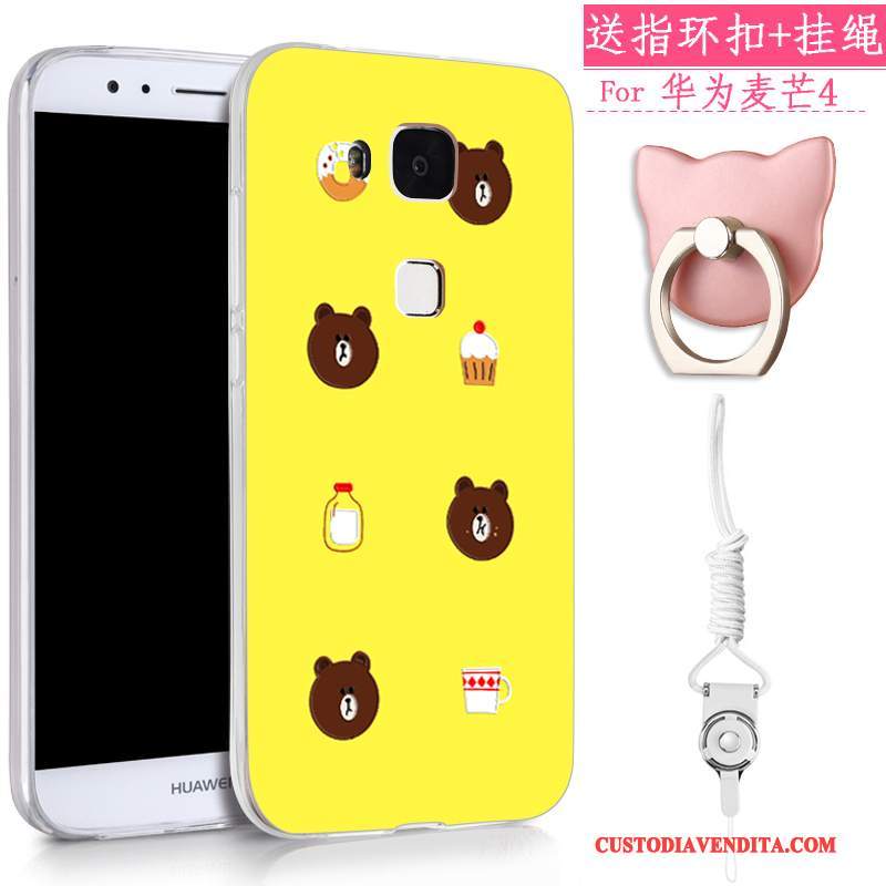 Custodia Huawei G7 Plus Silicone Telefono Morbido, Cover Huawei G7 Plus Ornamenti Appesi Tutto Incluso
