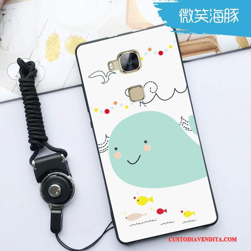 Custodia Huawei G7 Plus Silicone Telefono Morbido, Cover Huawei G7 Plus Protezione Anti-caduta Blu Chiaro