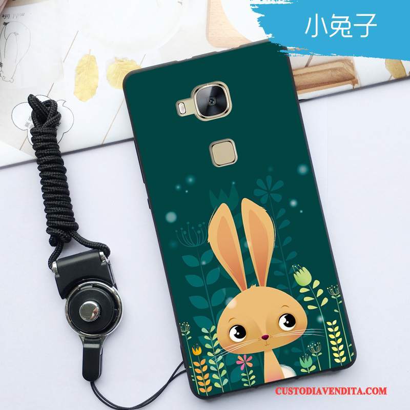 Custodia Huawei G7 Plus Silicone Telefono Morbido, Cover Huawei G7 Plus Protezione Anti-caduta Blu Chiaro