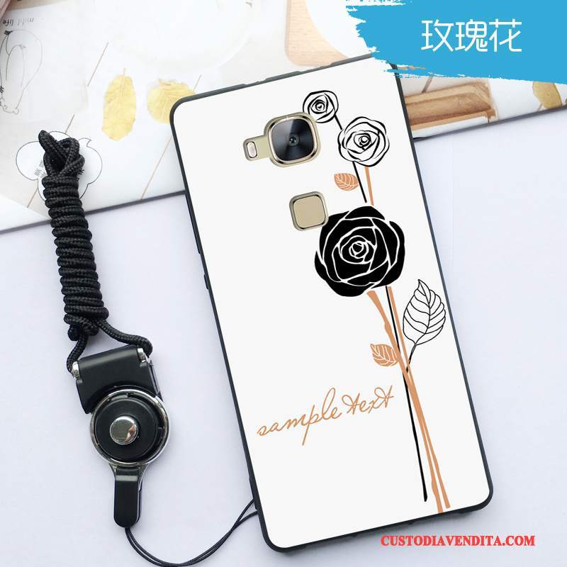 Custodia Huawei G7 Plus Silicone Telefono Morbido, Cover Huawei G7 Plus Protezione Anti-caduta Blu Chiaro